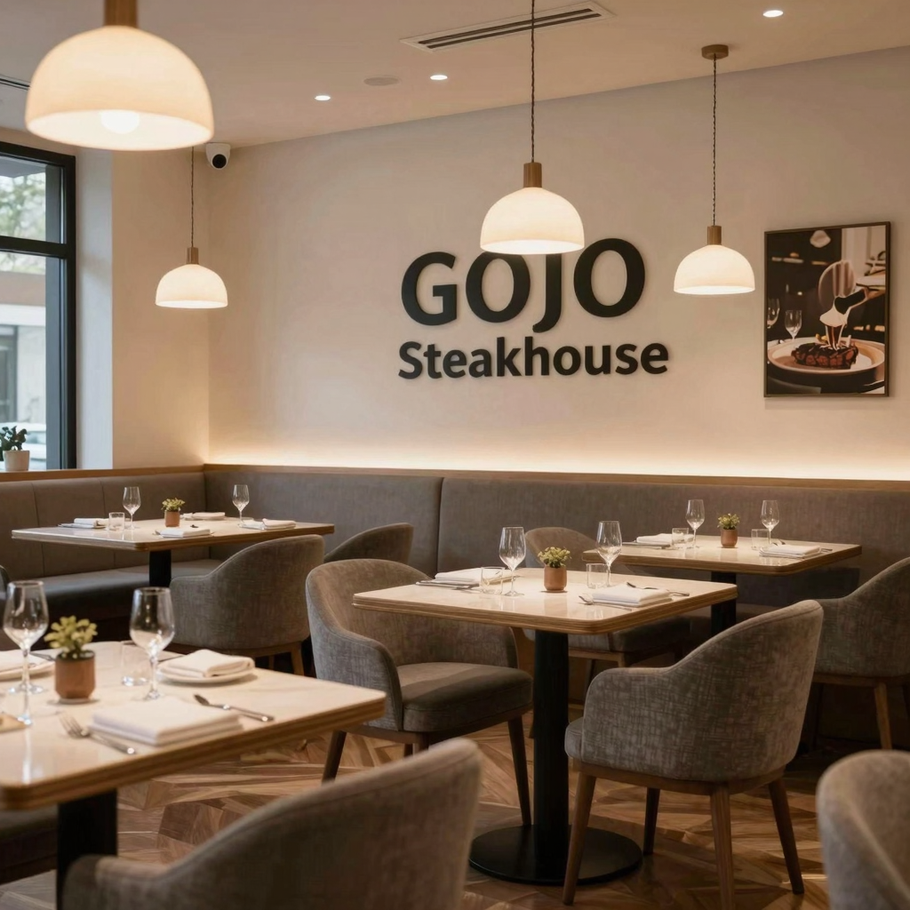 Ambiance of Gojo Steakhouse