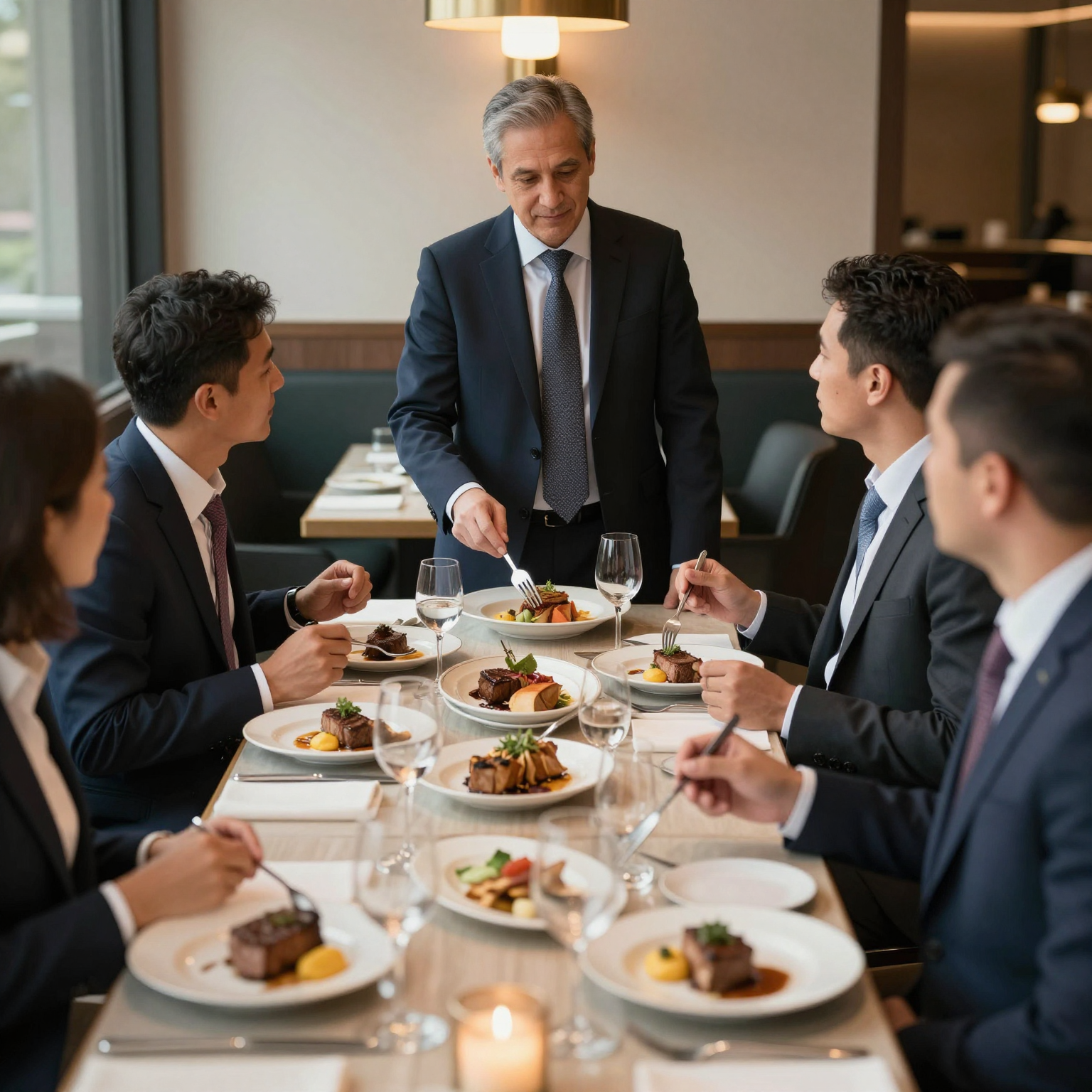 Networking experience at Gojo Steakhouse