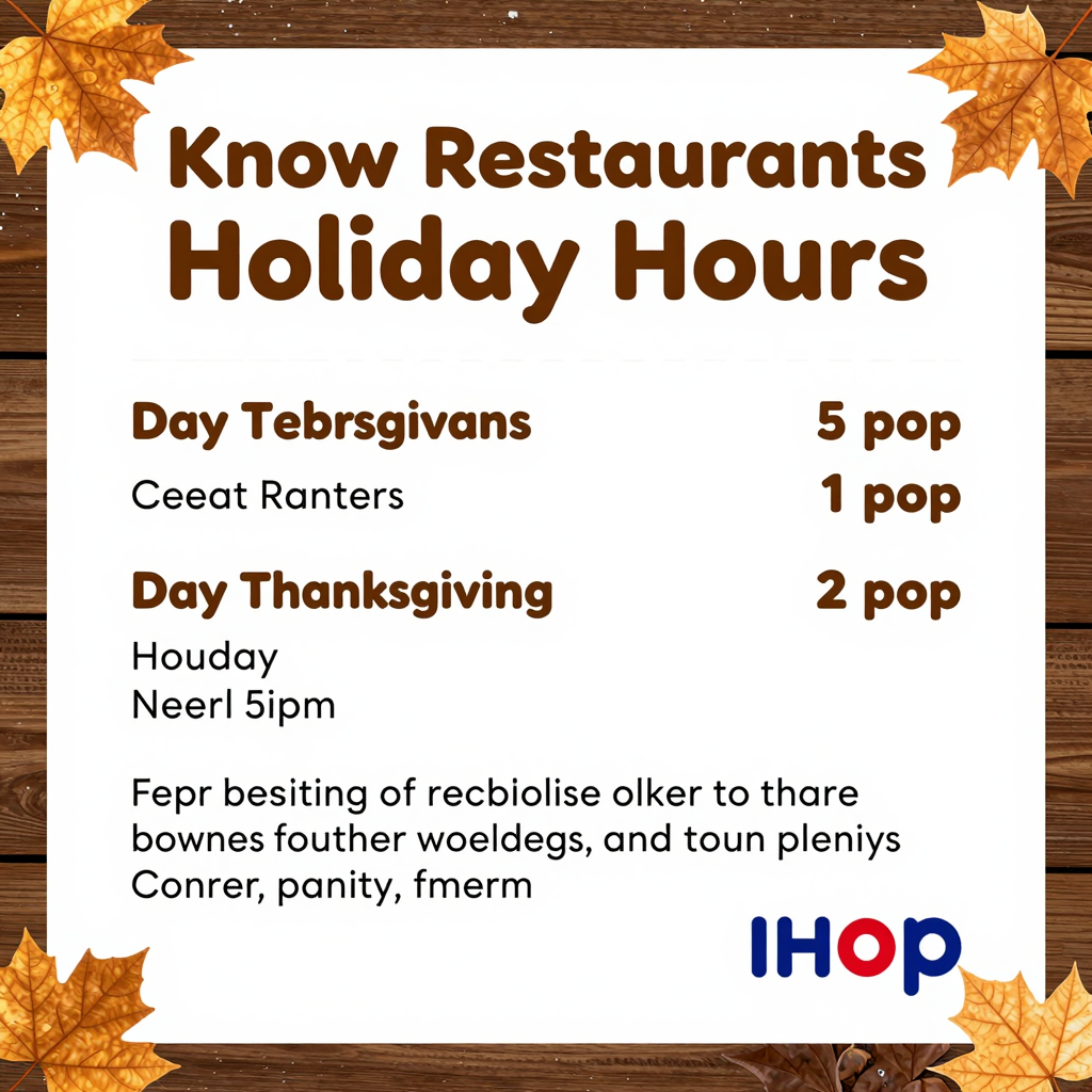 Infographic on Importance of Knowing Restaurant Hours