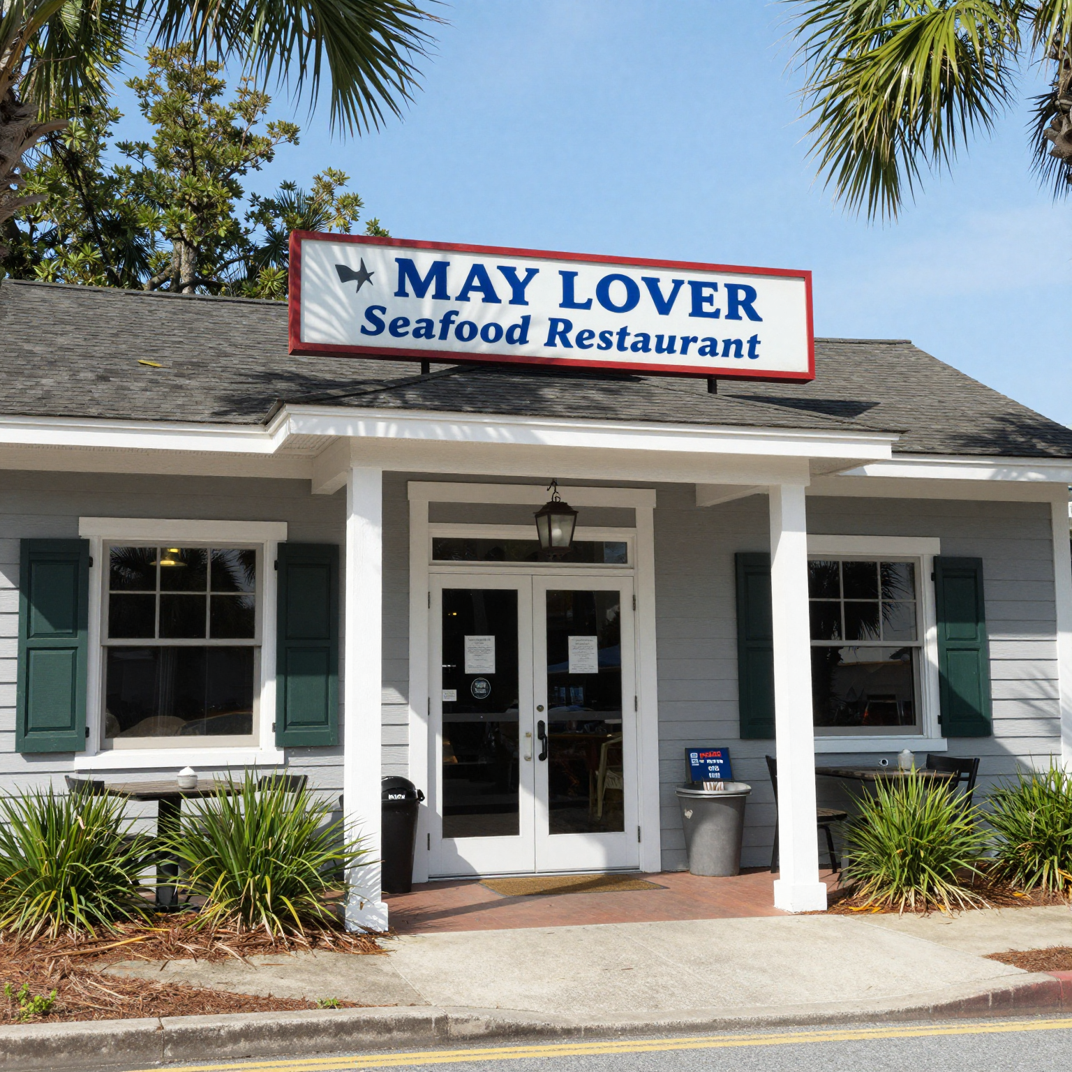 Exterior view of Mayflower Seafood Restaurant in Darlington, South Carolina