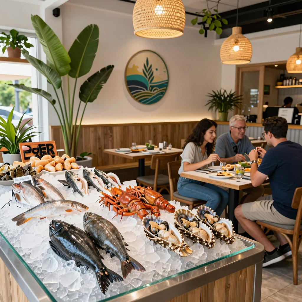 Mayflower Seafood Restaurant Interior