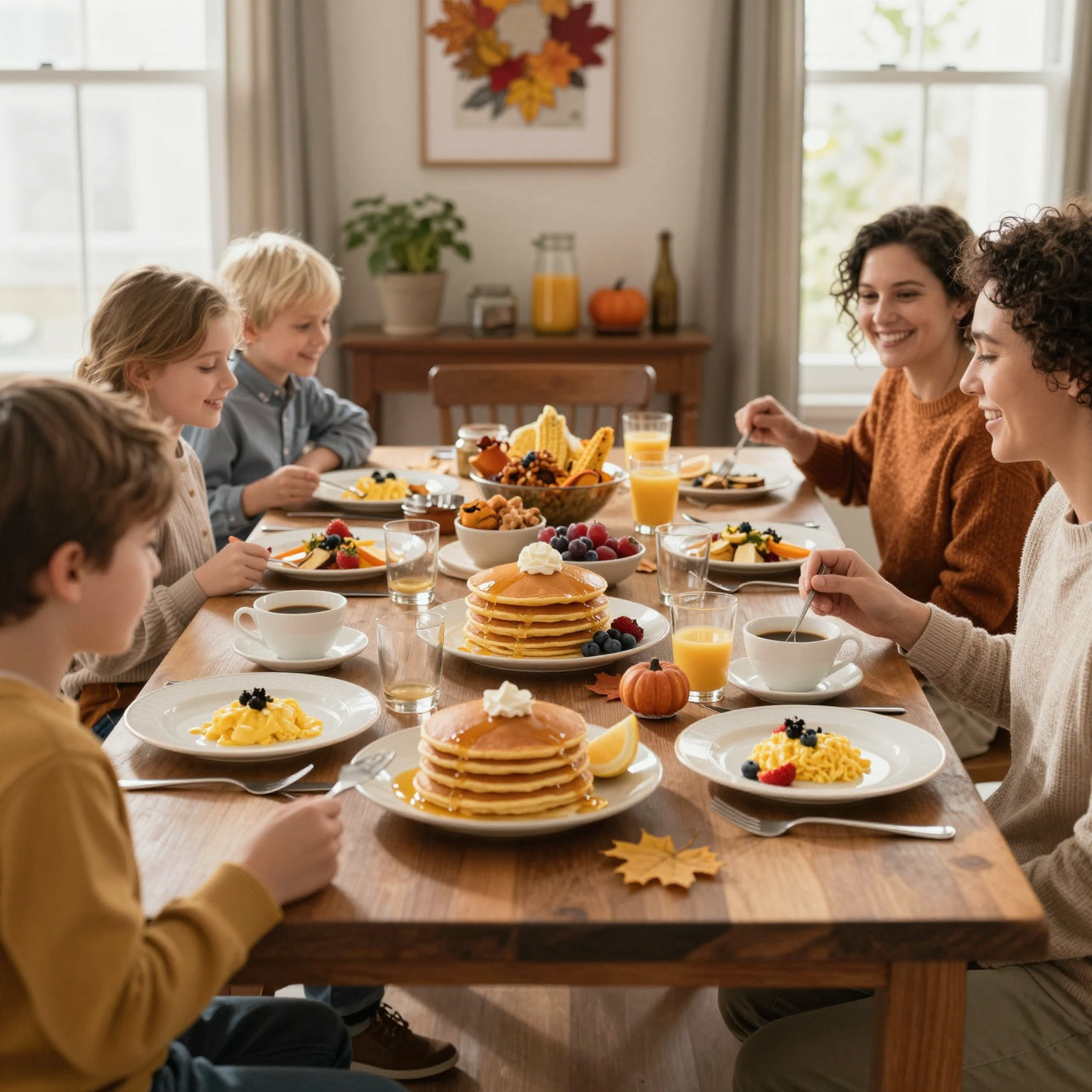 Thanksgiving Breakfast Setting