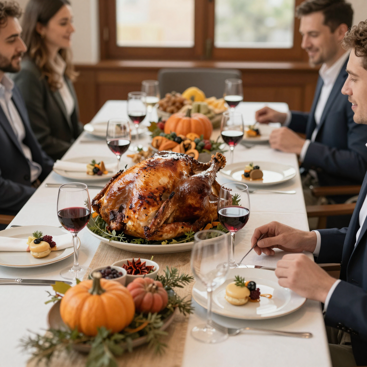 Thanksgiving Dinner Setting
