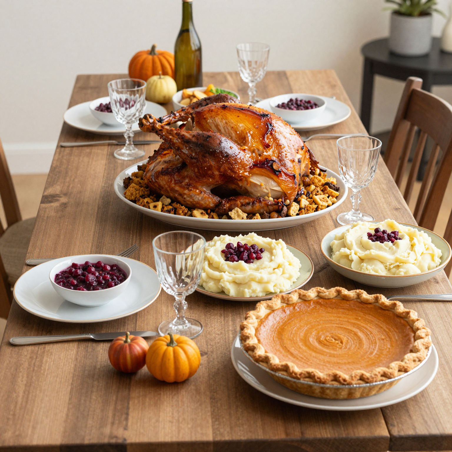 Safeway Thanksgiving Dinner Setup