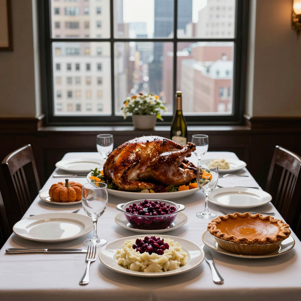 Thanksgiving Dinner Table
