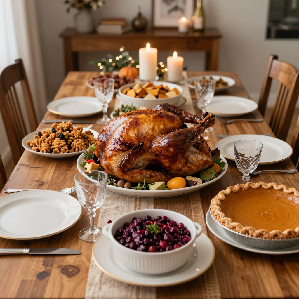 Thanksgiving Dinner Table