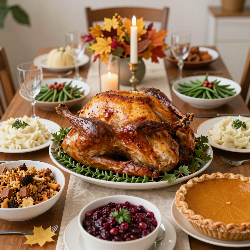 Thanksgiving Dinner Setting
