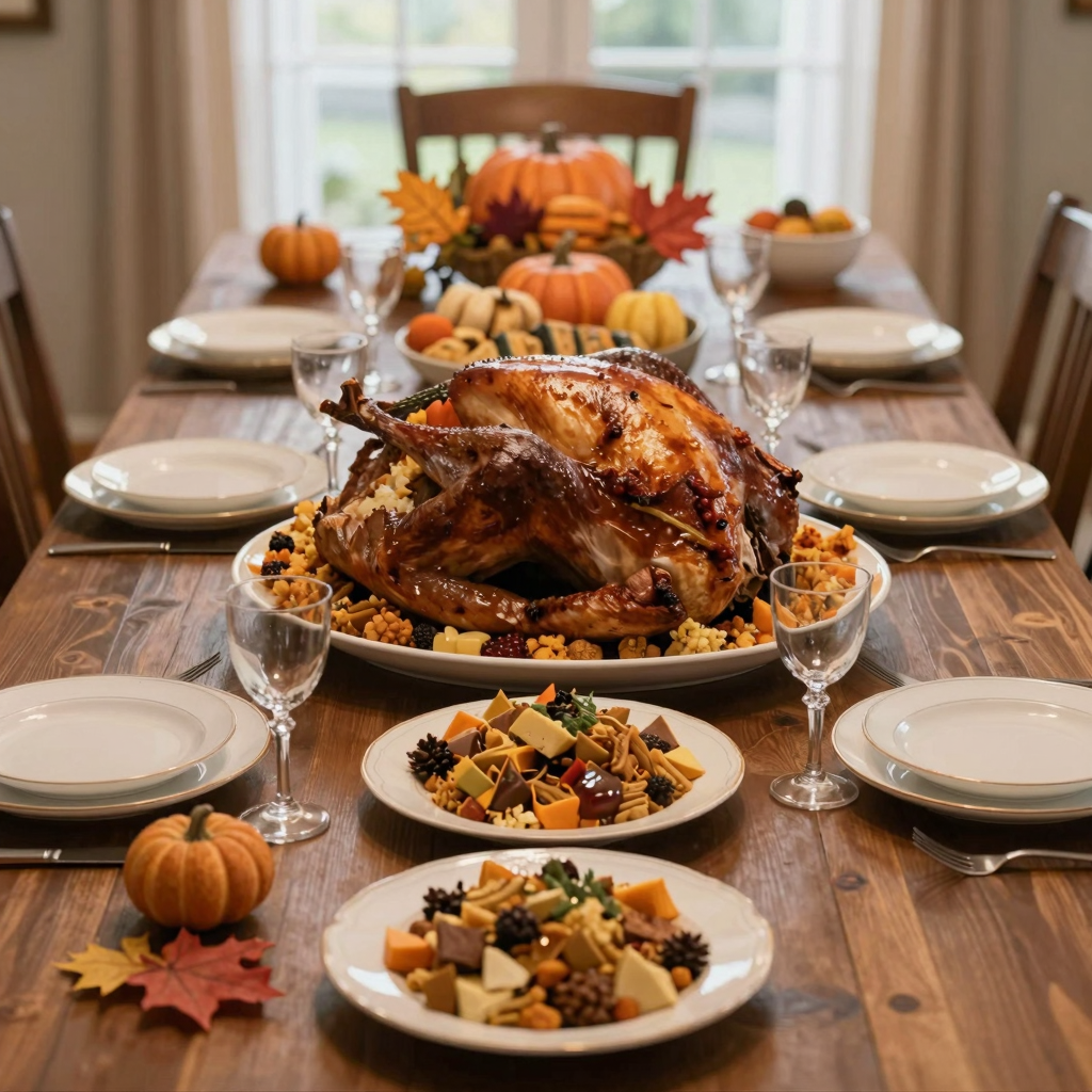 Thanksgiving Dinner Setting