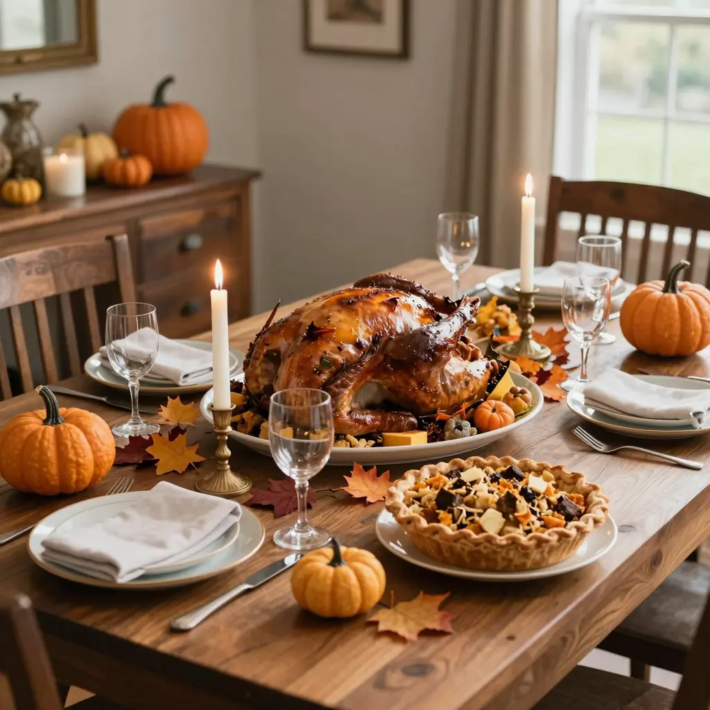 Thanksgiving Dinner Table