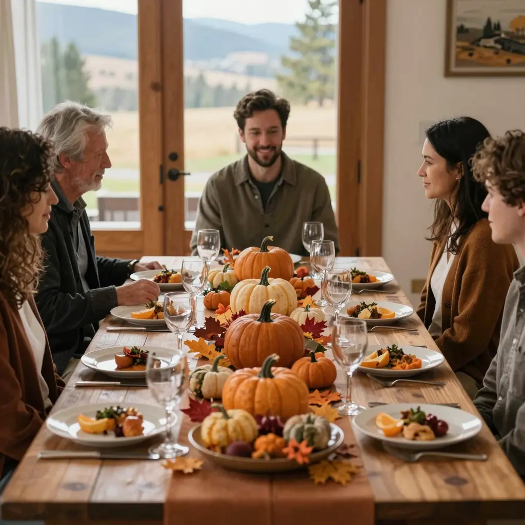 Thanksgiving Dinner Setting
