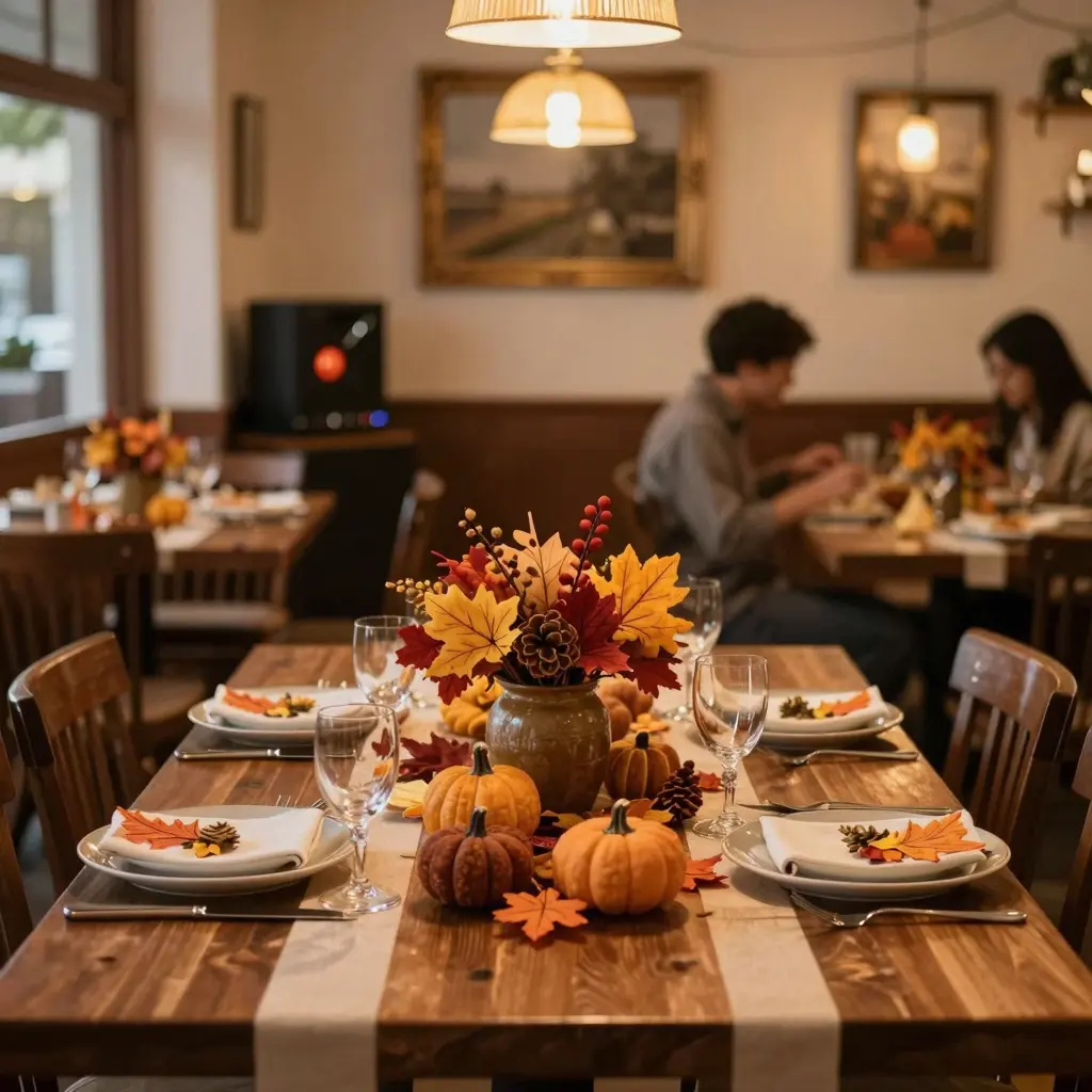 Thanksgiving Restaurant Ambiance
