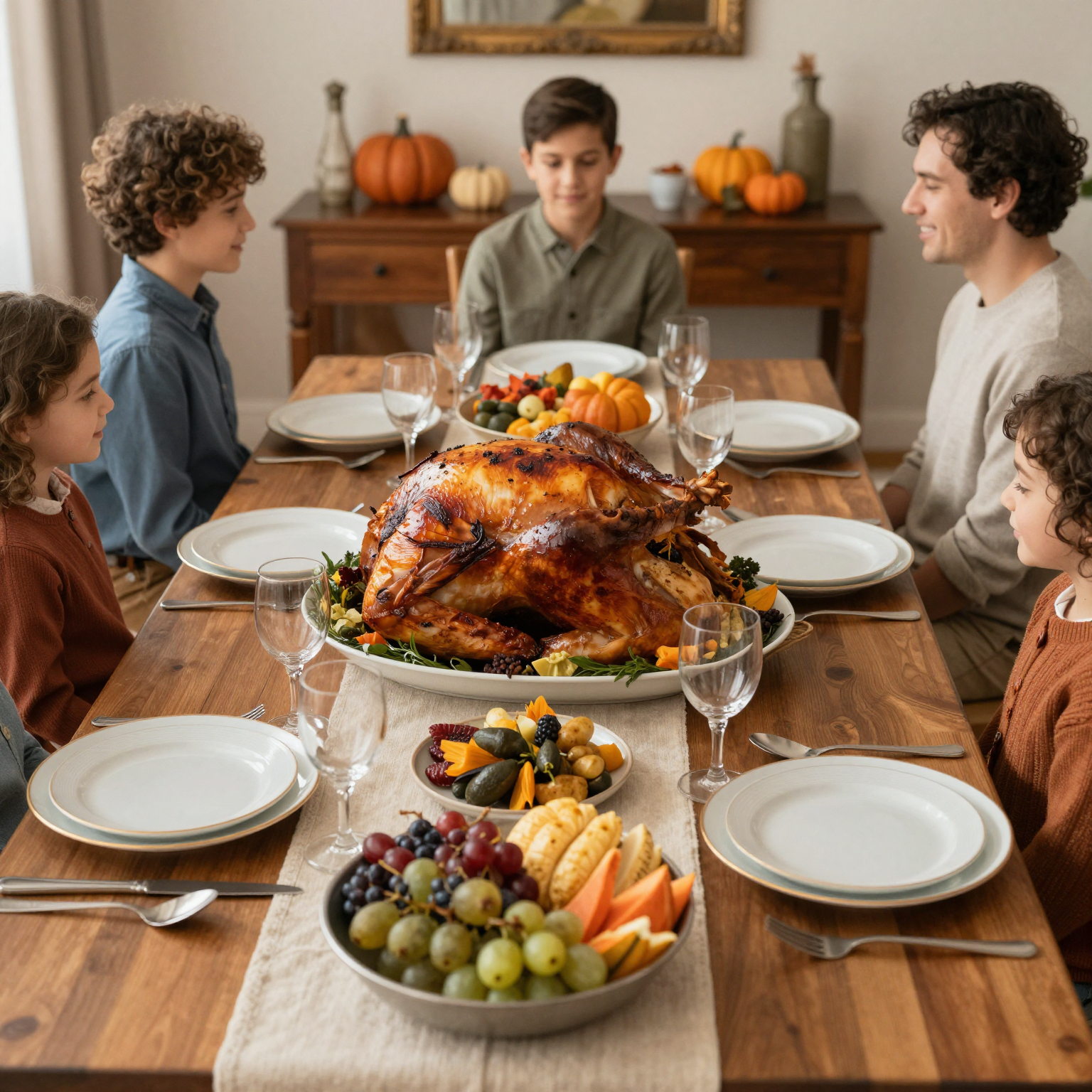 Thanksgiving Dinner Setting