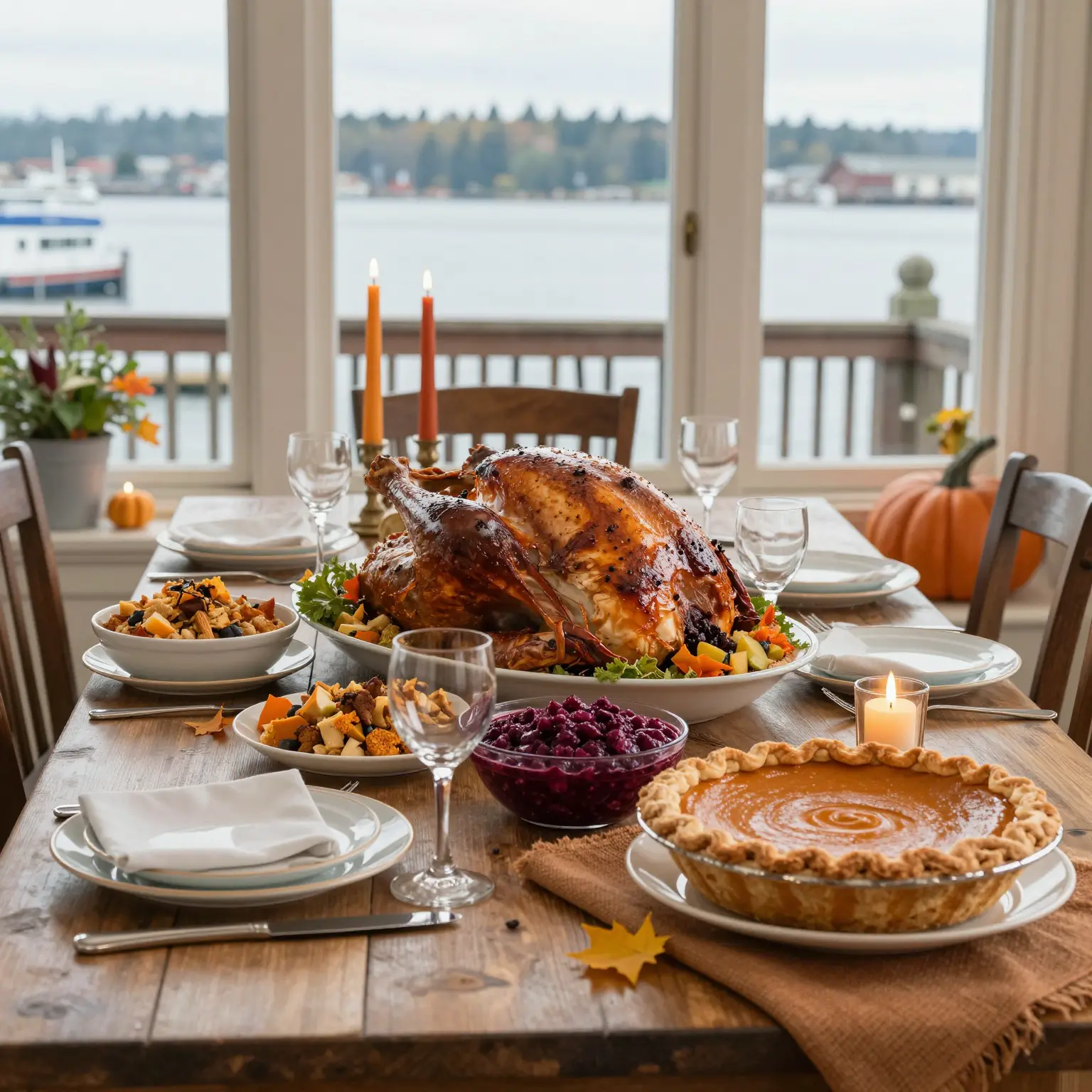 Thanksgiving Dinner Scene