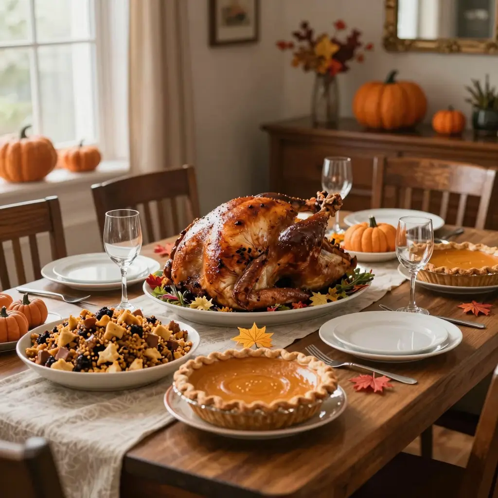 Thanksgiving Dinner Setting