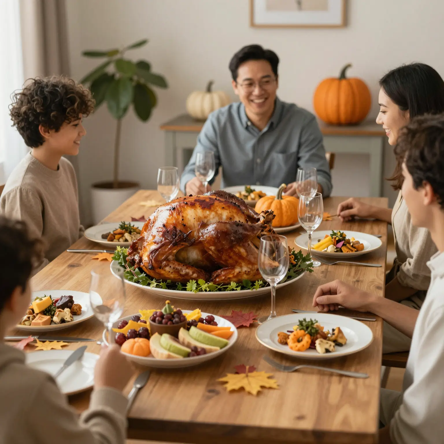 Thanksgiving Dinner Setting