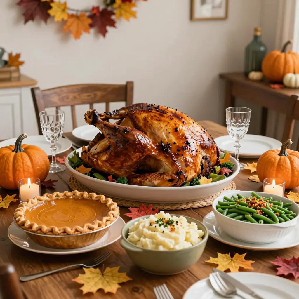 Festive Thanksgiving Table