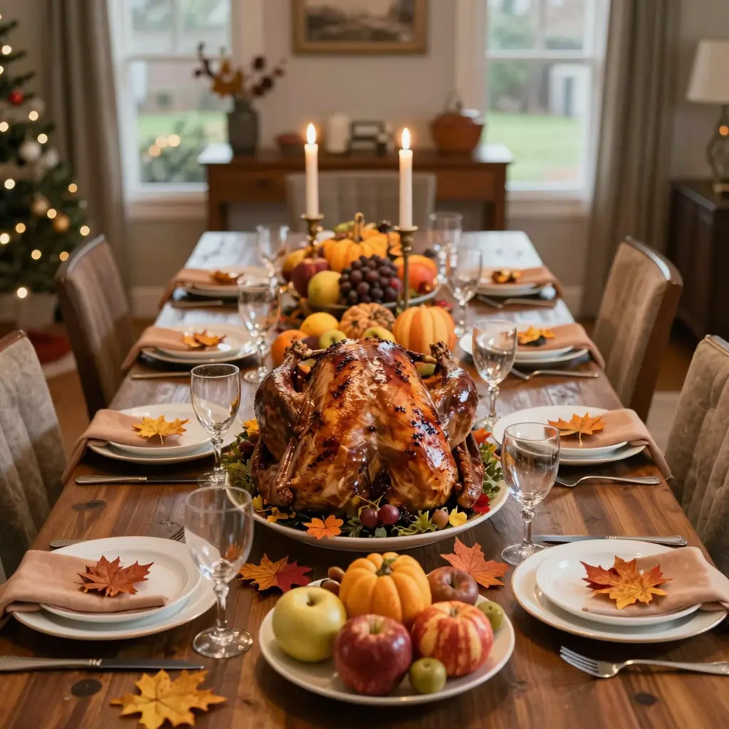 Thanksgiving Dinner Table