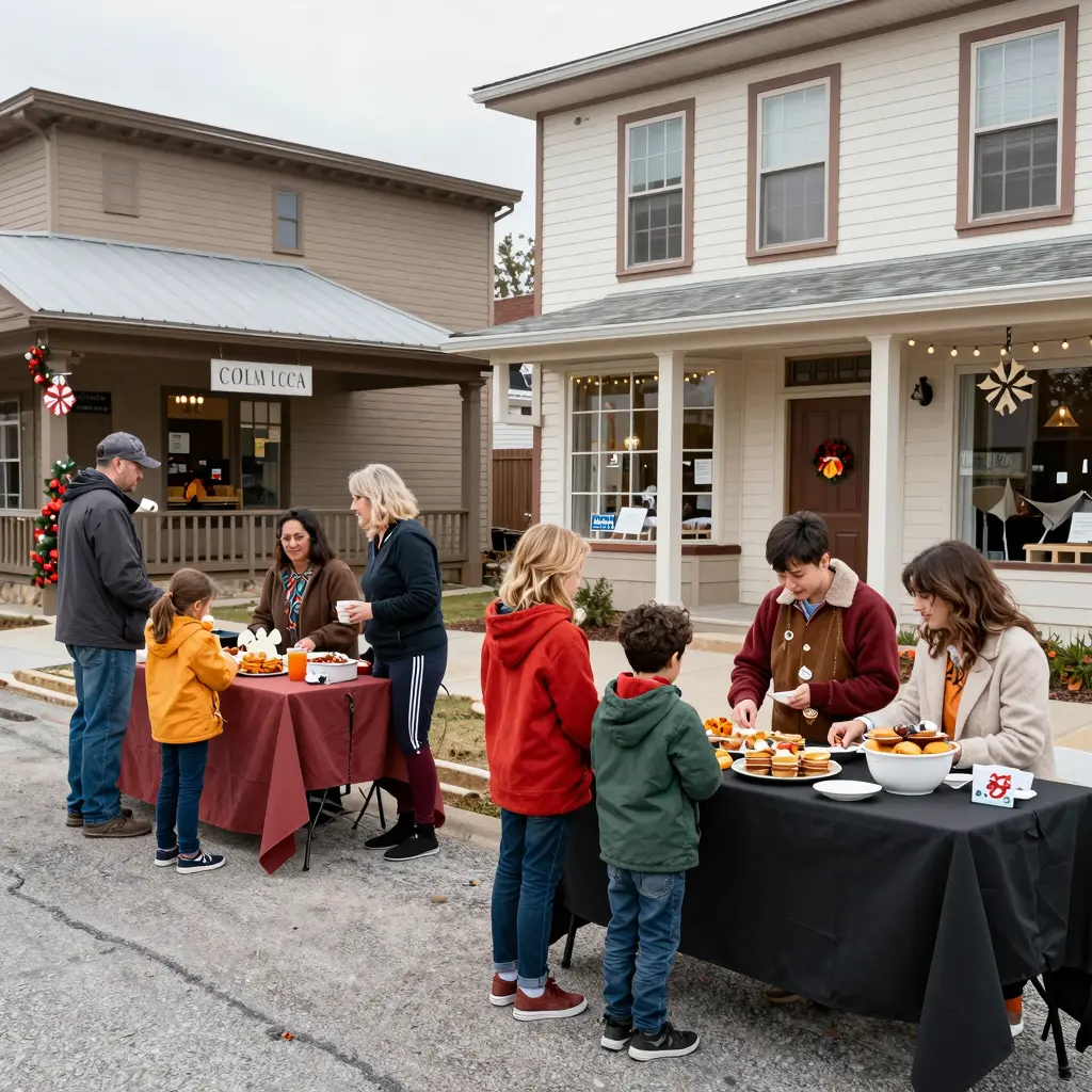 Thanksgiving event in Vail with local businesses participating