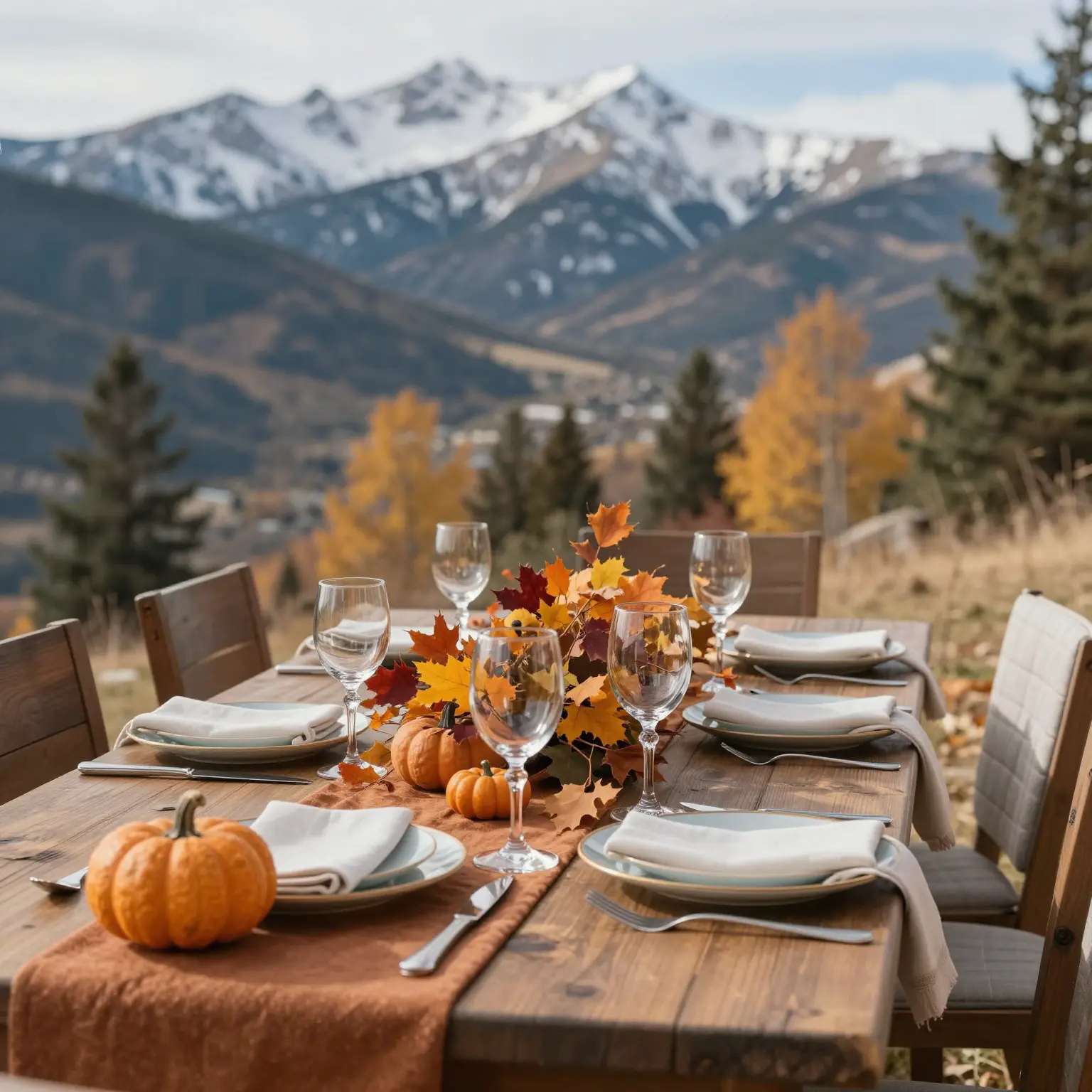 Thanksgiving Dinner Setting