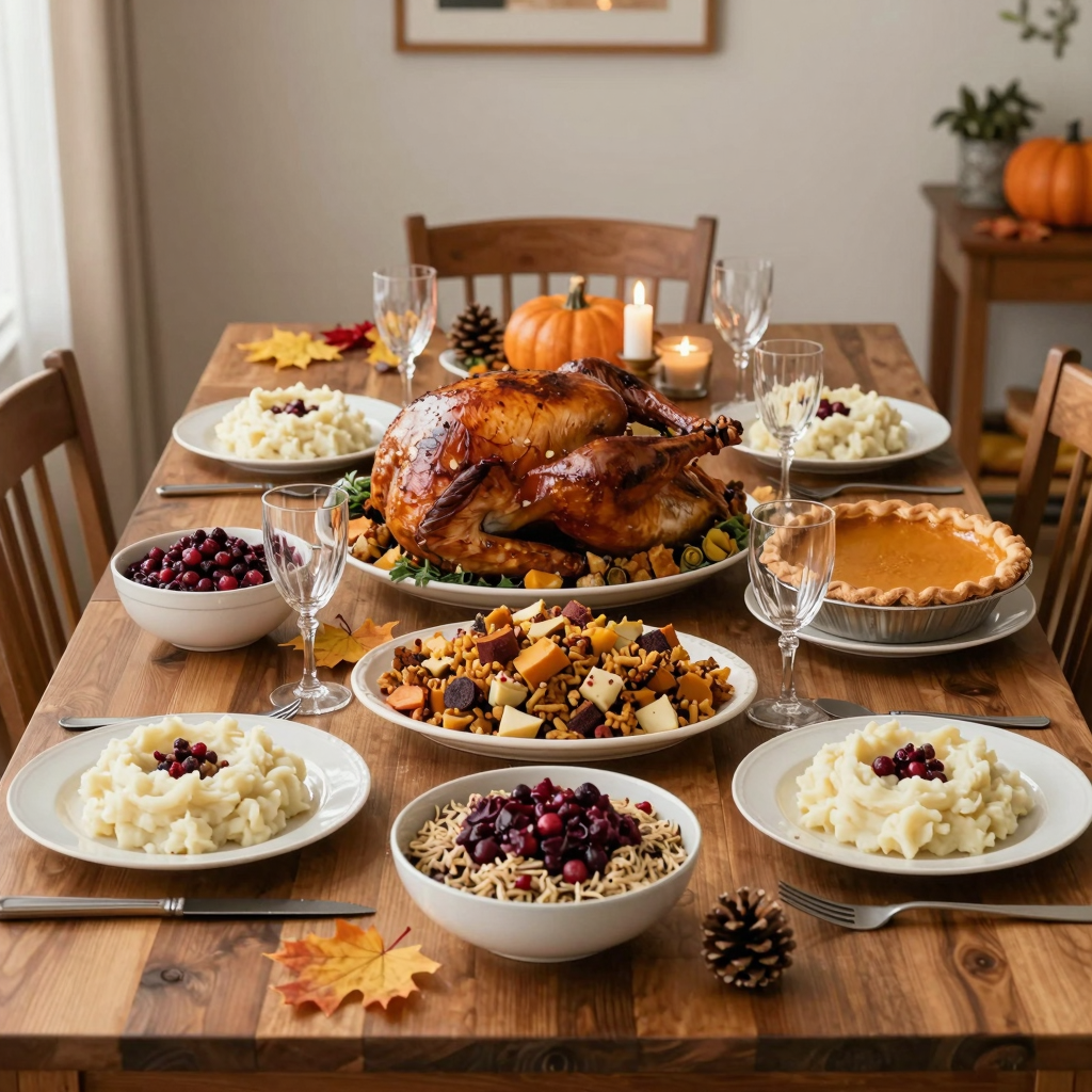 Thanksgiving Dinner Setting