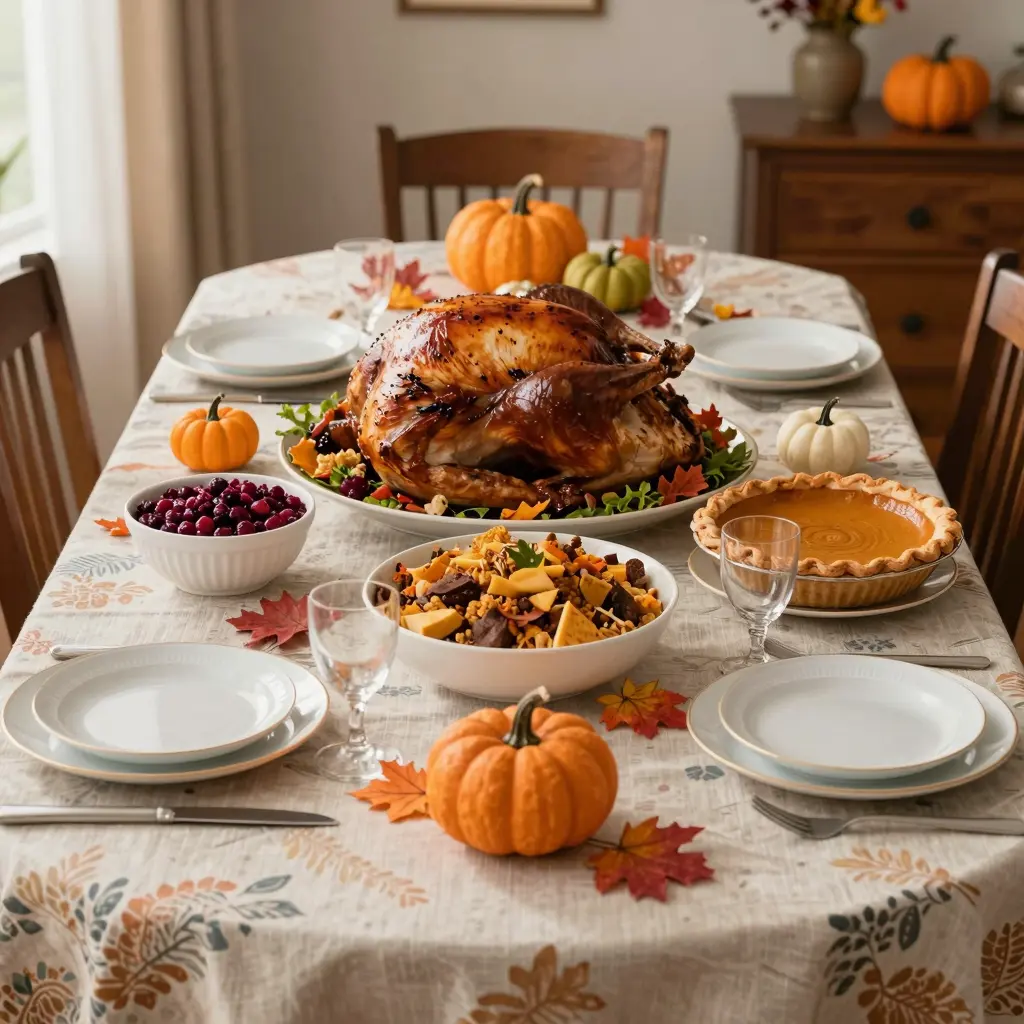 Thanksgiving Dinner Setting