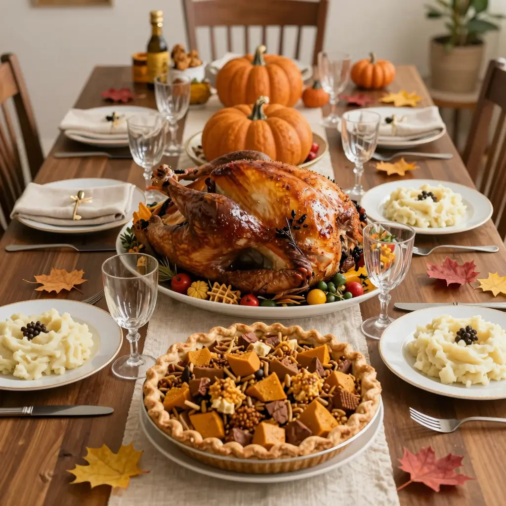 Thanksgiving Dinner Spread
