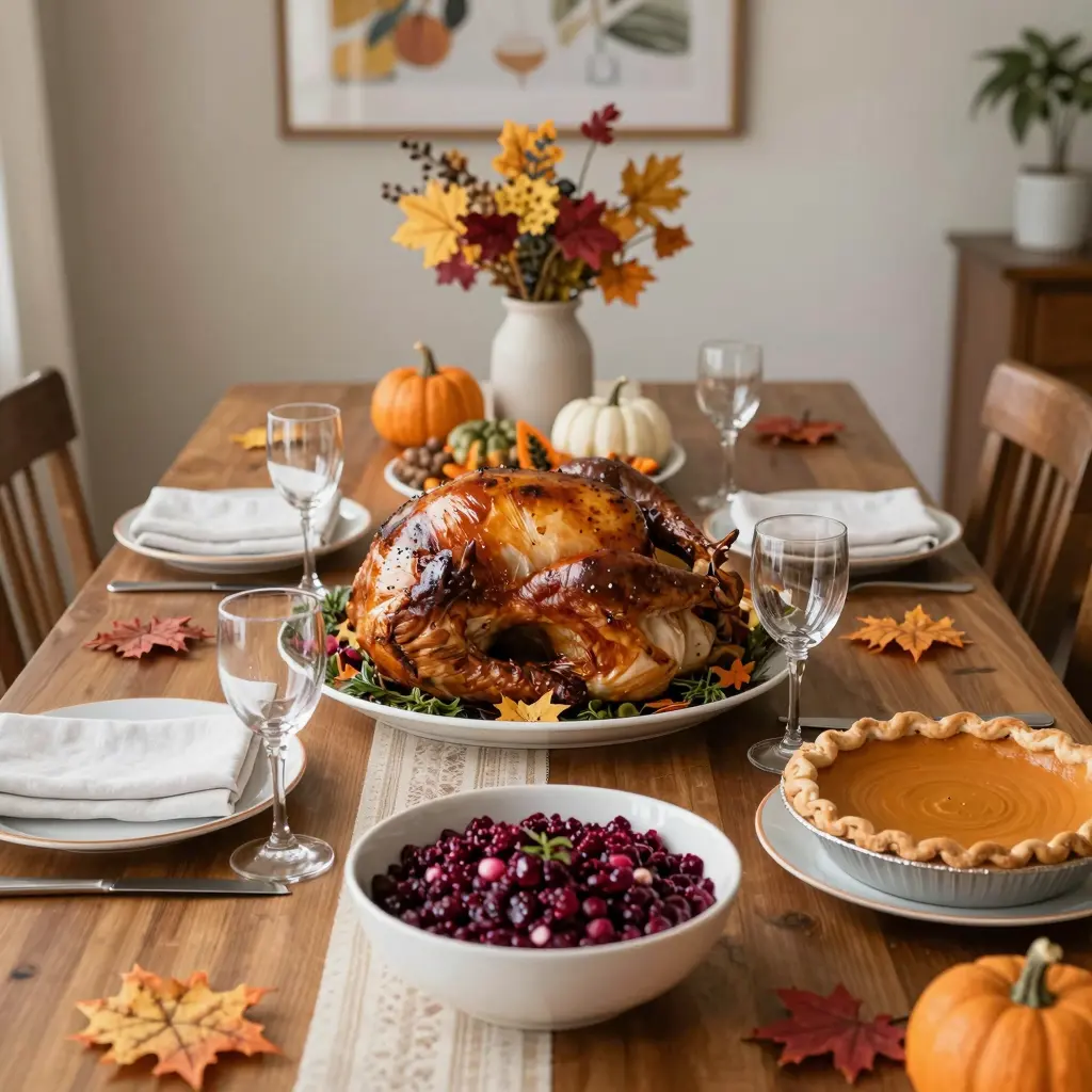 Thanksgiving Dinner Table