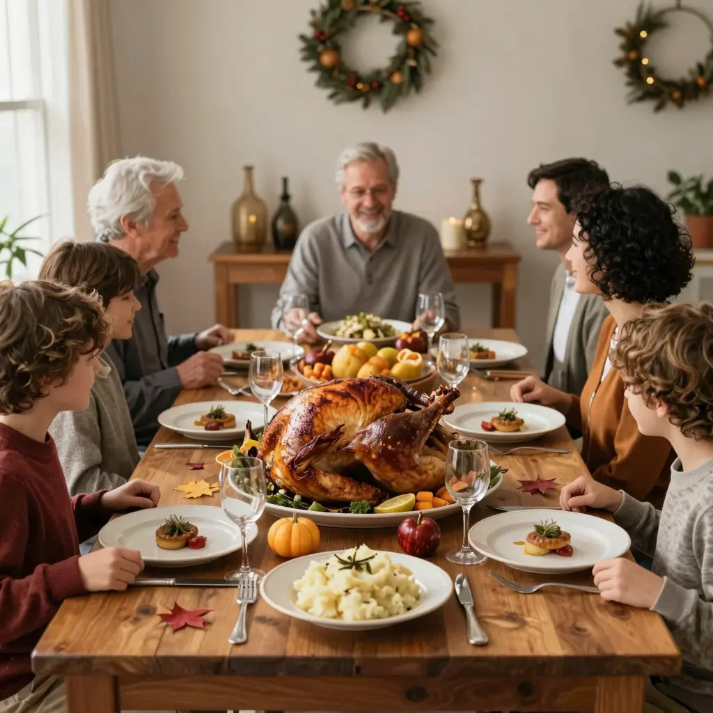 Thanksgiving Dinner Setting