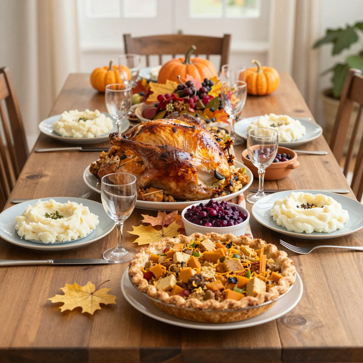Thanksgiving Dinner Setting