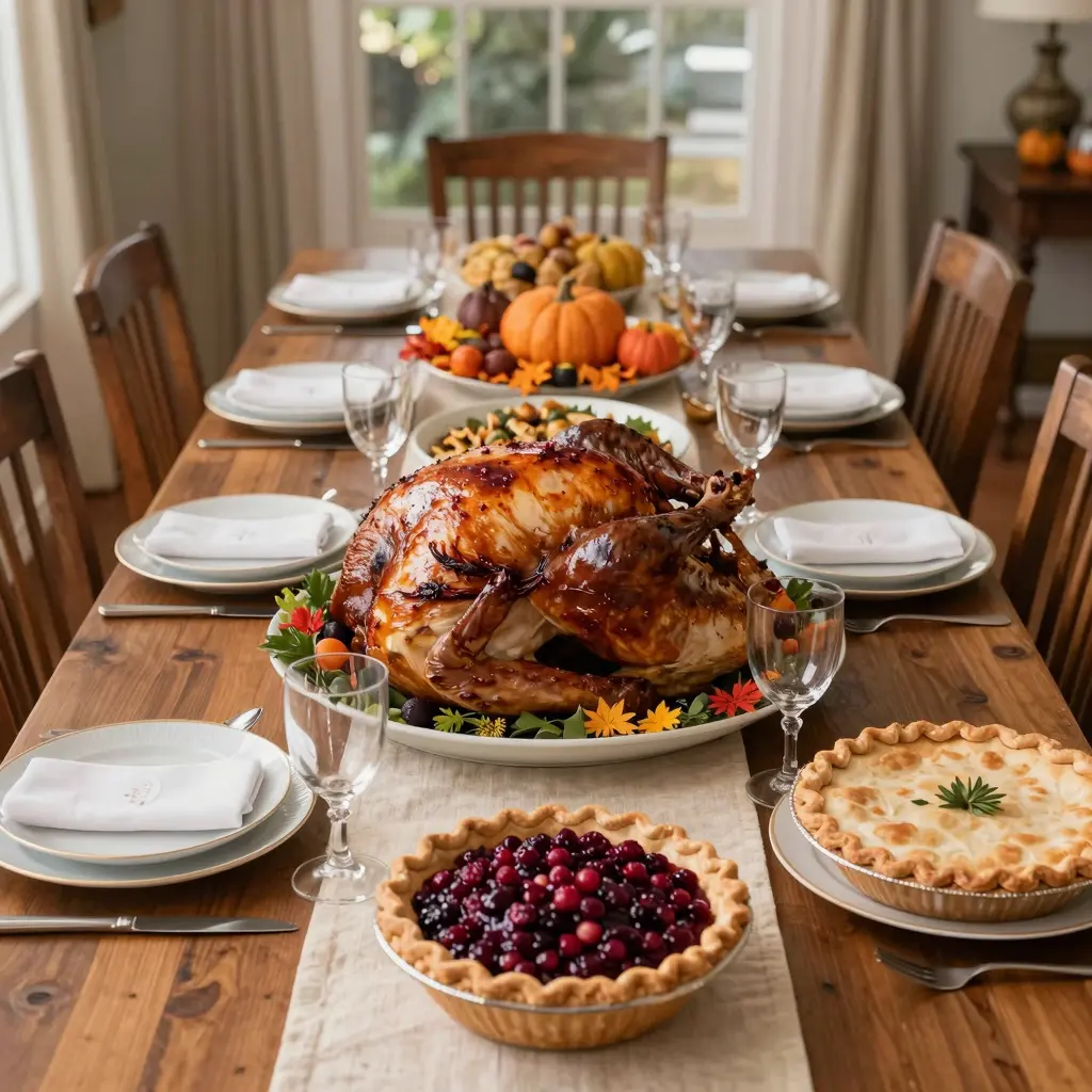 Thanksgiving Dinner Setting 2