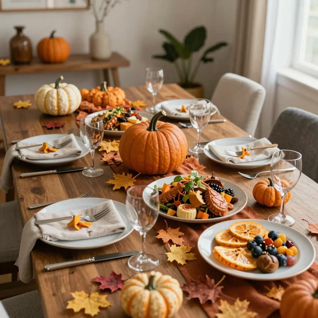 Thanksgiving Dinner Setting 1