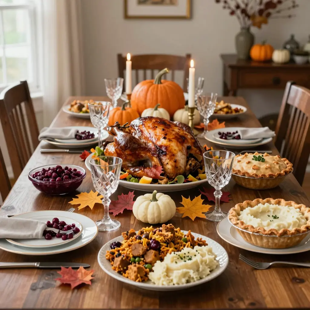 Thanksgiving Dinner Setting