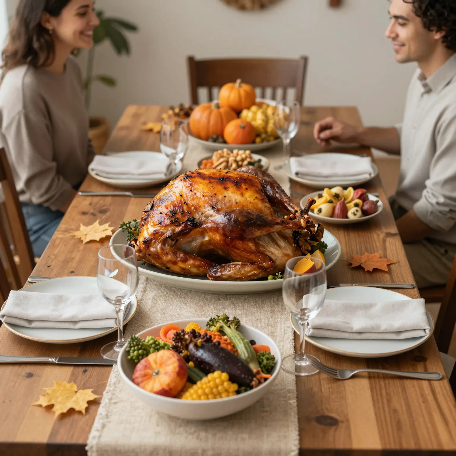 Thanksgiving Dinner Setting